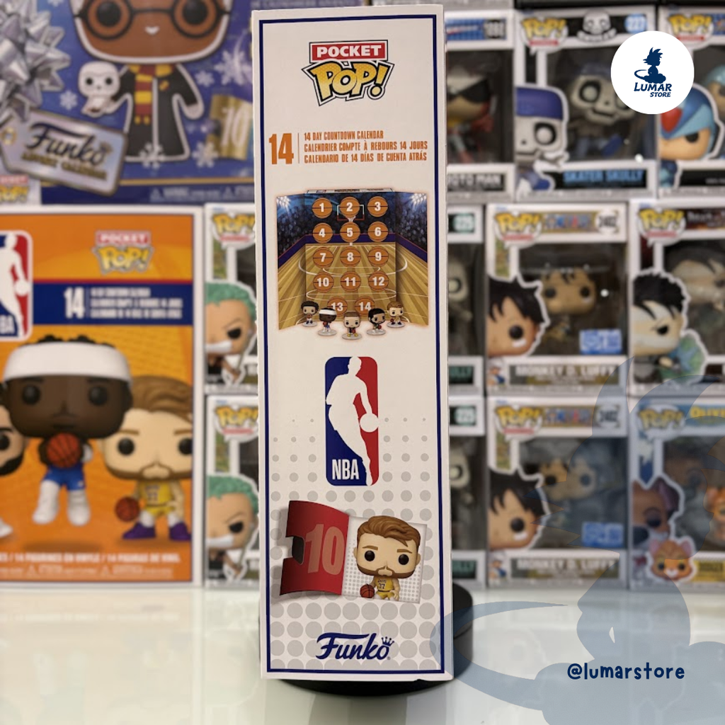 Calendario de Cuenta Atrás Funko Pocket Pop! NBA: 14 Días / 14 Figuras