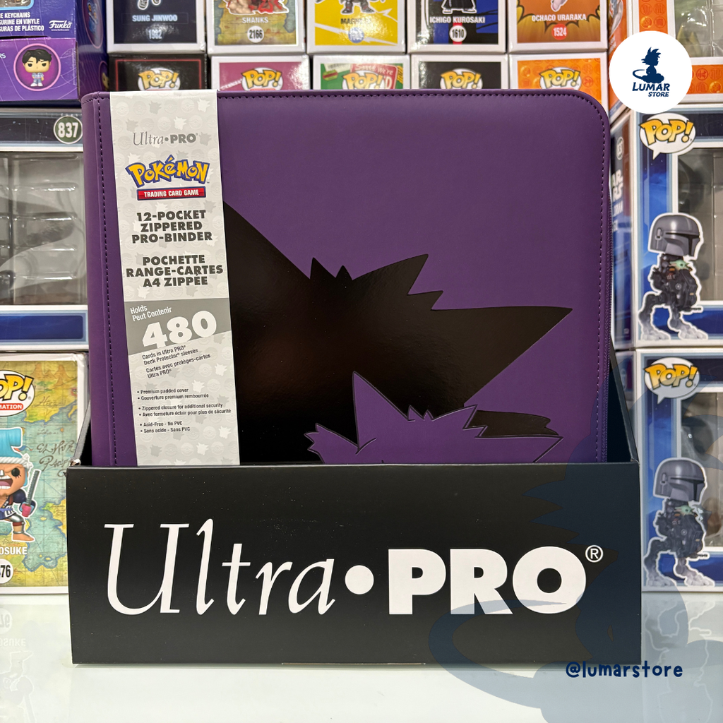 Carpeta PRO-Binder Elite 12-Pocket: Pokémon - Gengar con Cremallera | Ultra Pro