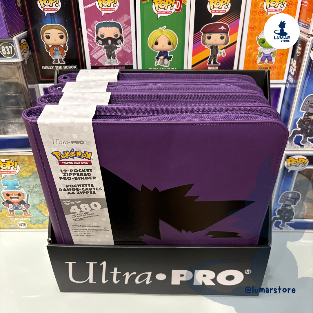 Carpeta PRO-Binder Elite 12-Pocket: Pokémon - Gengar con Cremallera | Ultra Pro