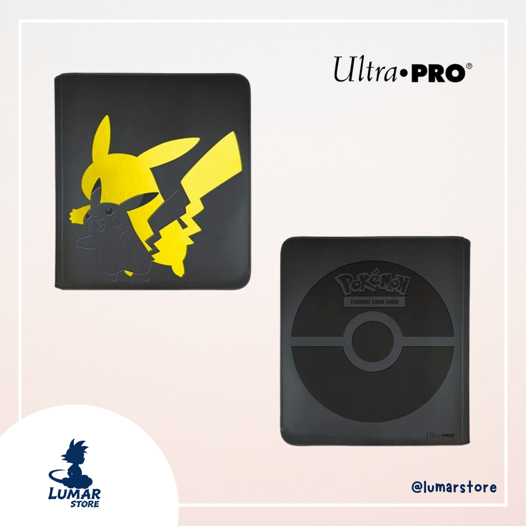 Carpeta PRO-Binder Elite 12-Pocket: Pokémon - Pikachu con Cremallera | Ultra Pro