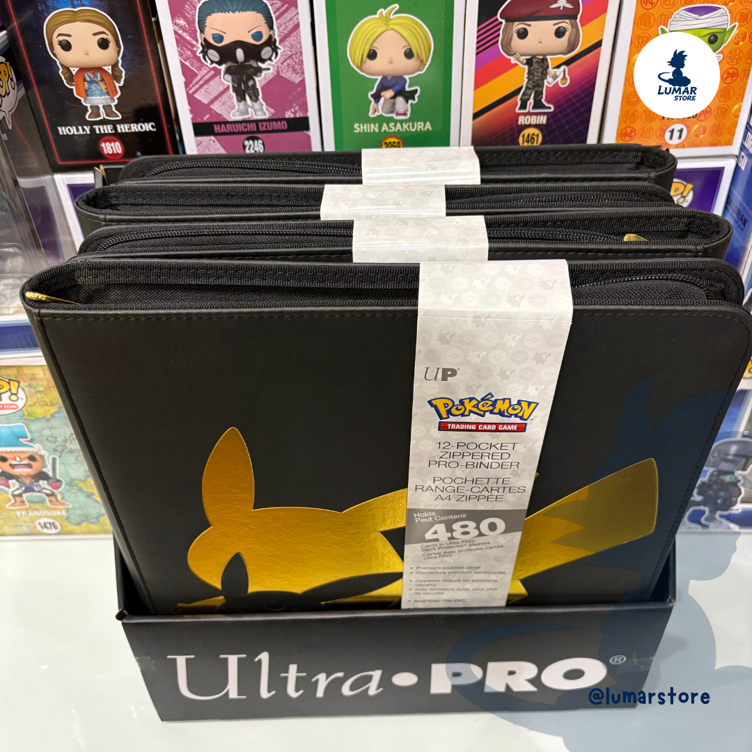 Carpeta PRO-Binder Elite 12-Pocket: Pokémon - Pikachu con Cremallera | Ultra Pro
