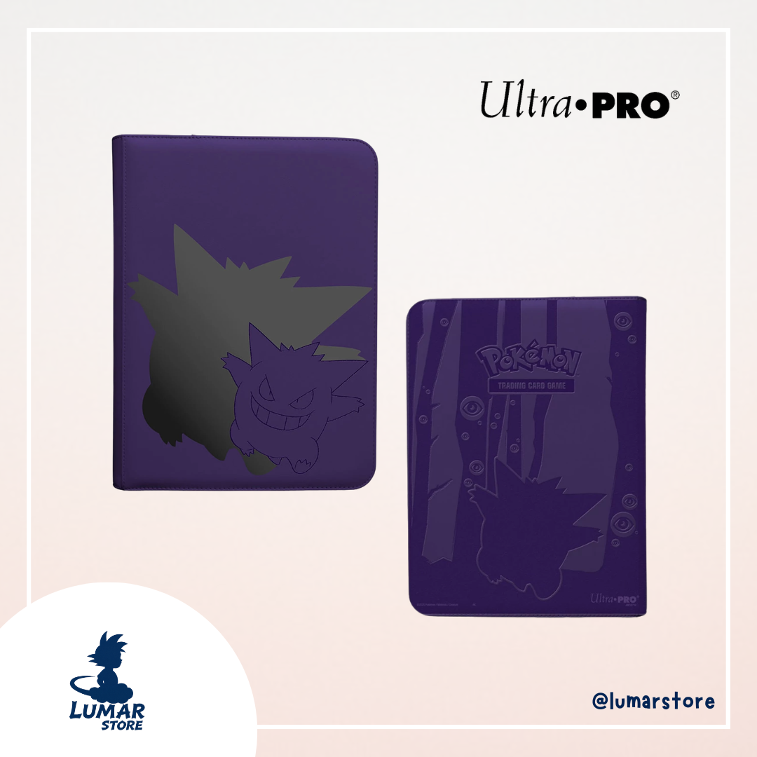 Carpeta PRO-Binder Elite 9-Pocket: Pokémon - Gengar con Cremallera | Ultra Pro