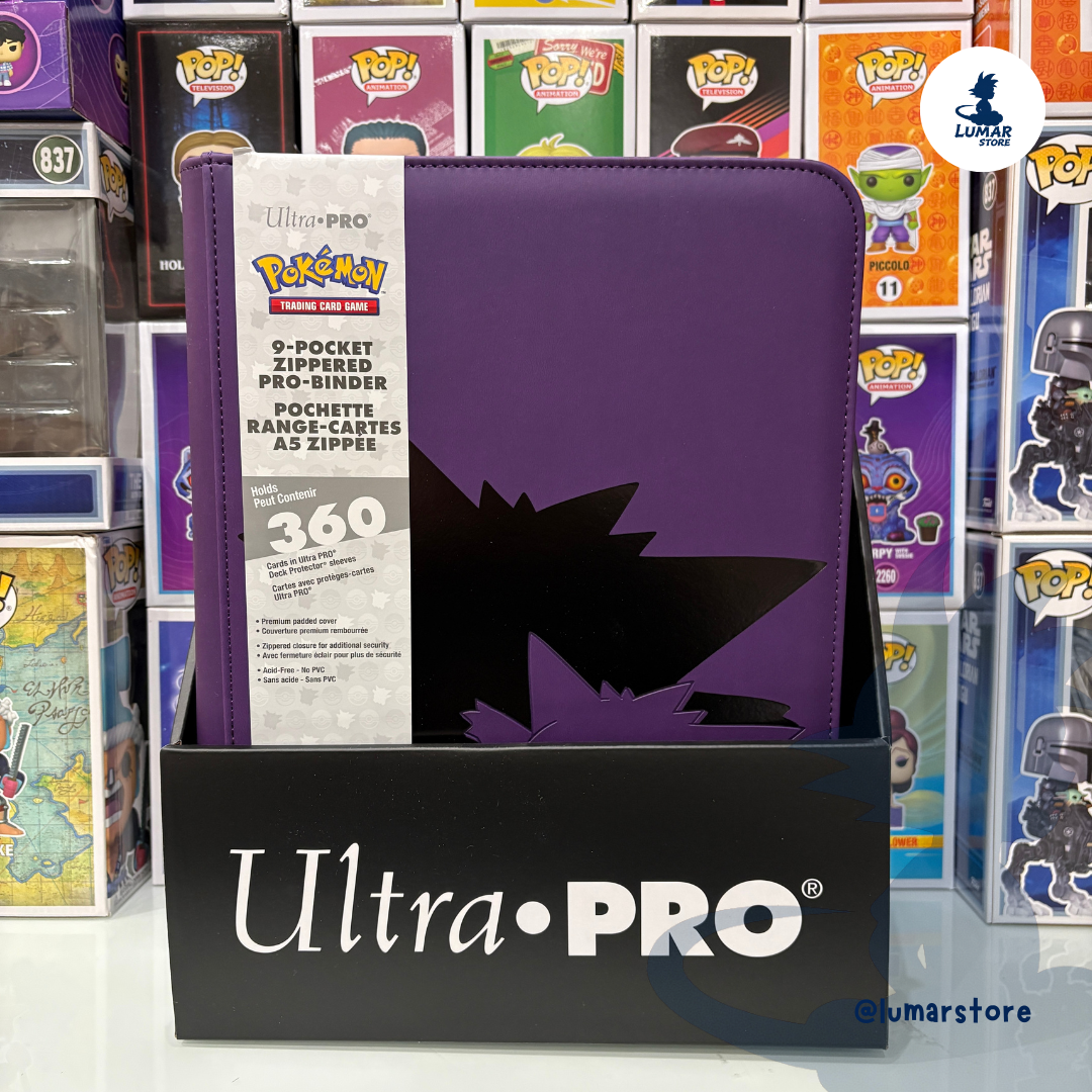 Carpeta PRO-Binder Elite 9-Pocket: Pokémon - Gengar con Cremallera | Ultra Pro