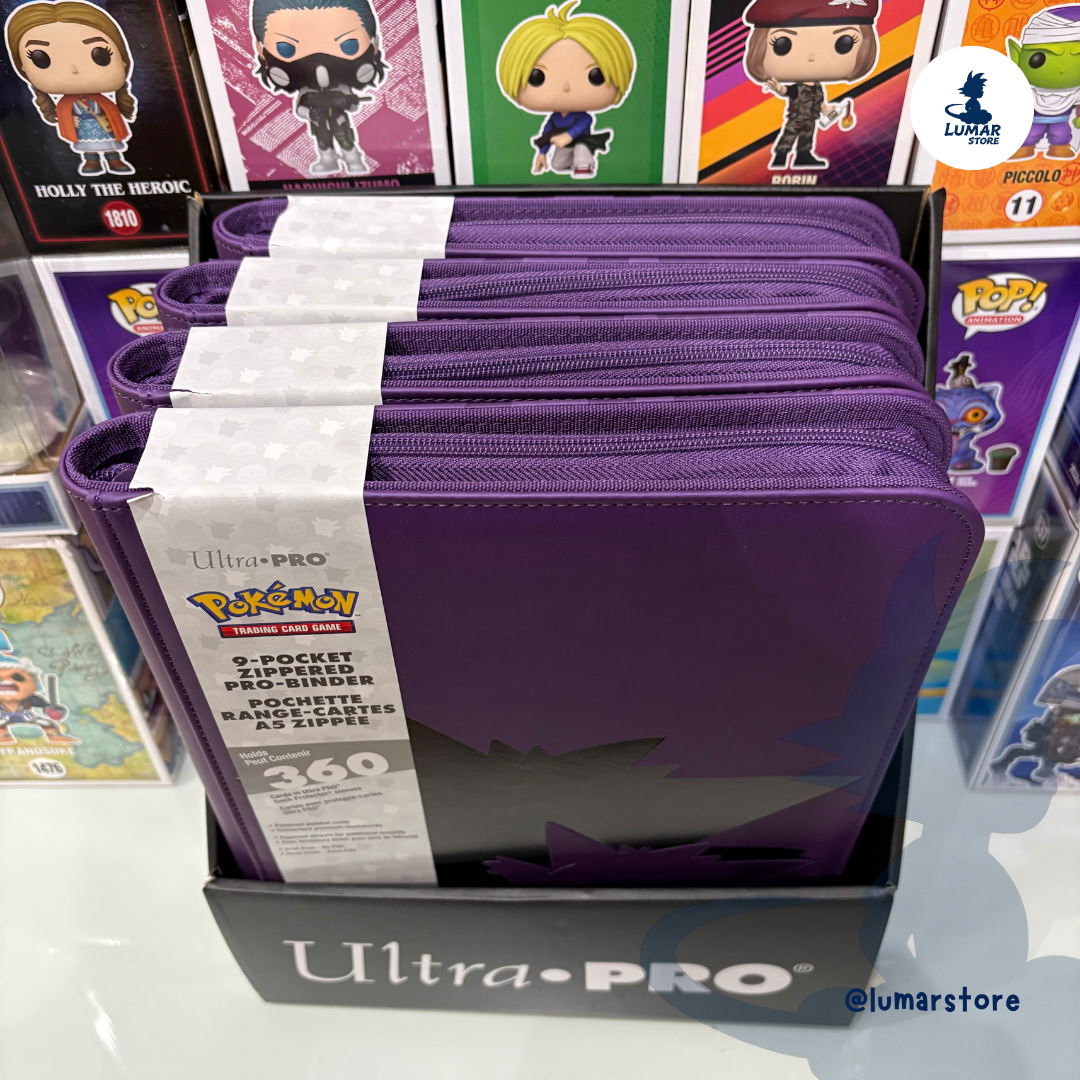 Carpeta PRO-Binder Elite 9-Pocket: Pokémon - Gengar con Cremallera | Ultra Pro