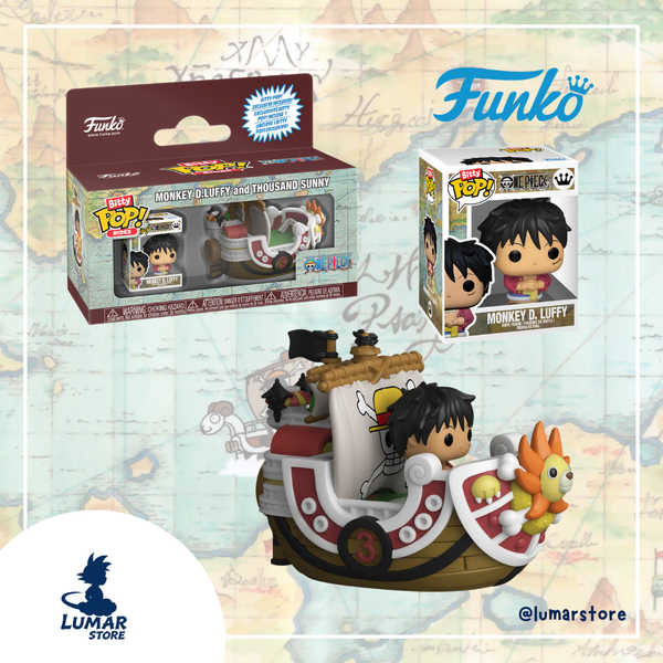 Funko Bitty Pop! Rides: One Piece - Monkey D. Luffy and Thousand Sunny