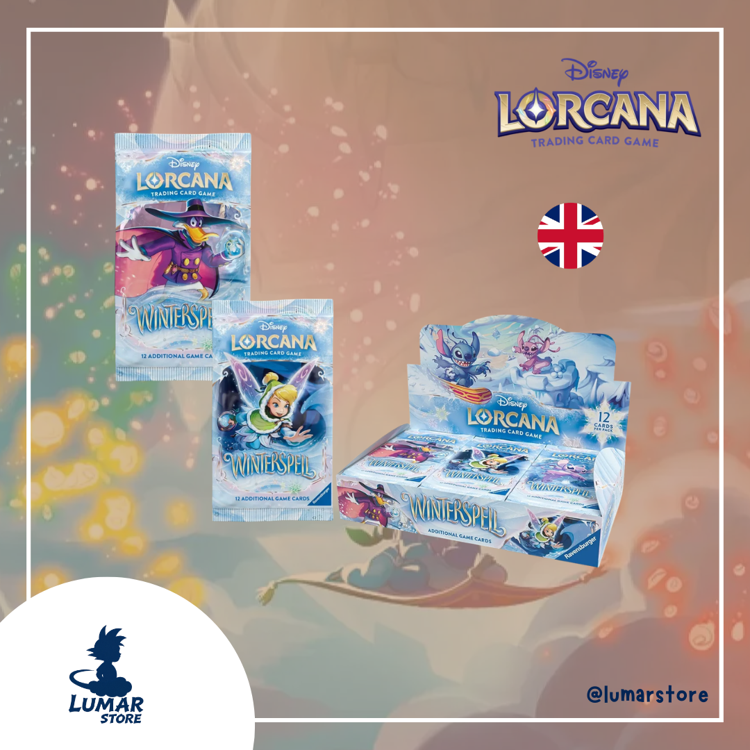 Disney Lorcana TCG: Booster Box (Display de 24 Sobres) - Winterspell (Inglés)