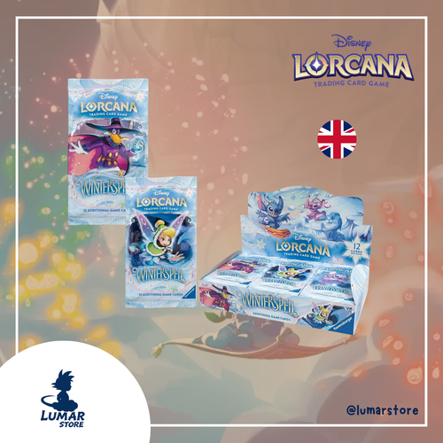 Disney Lorcana TCG: Booster Box (Display de 24 Sobres) - Winterspell (Inglés)