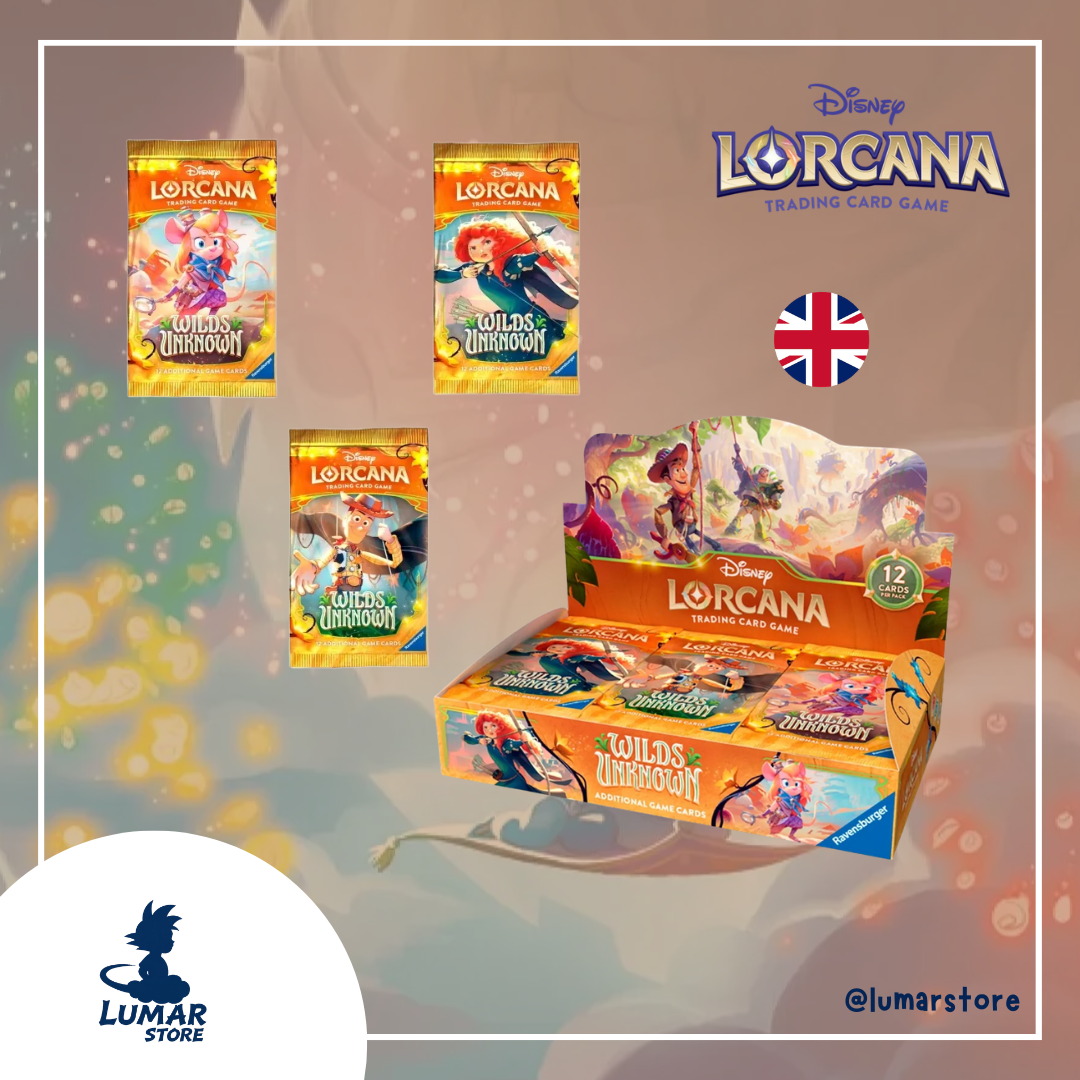Disney Lorcana TCG: Wilds Unknown Booster Display (24 Packs) - Inglés