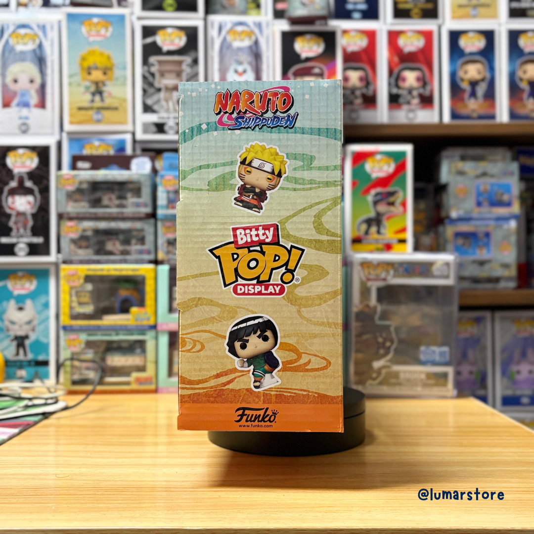 Expositor Funko Bitty Pop! Naruto Shippuden: Hidden Leaf Display Shelf (Incluye 2 Figuras Exclusivas)
