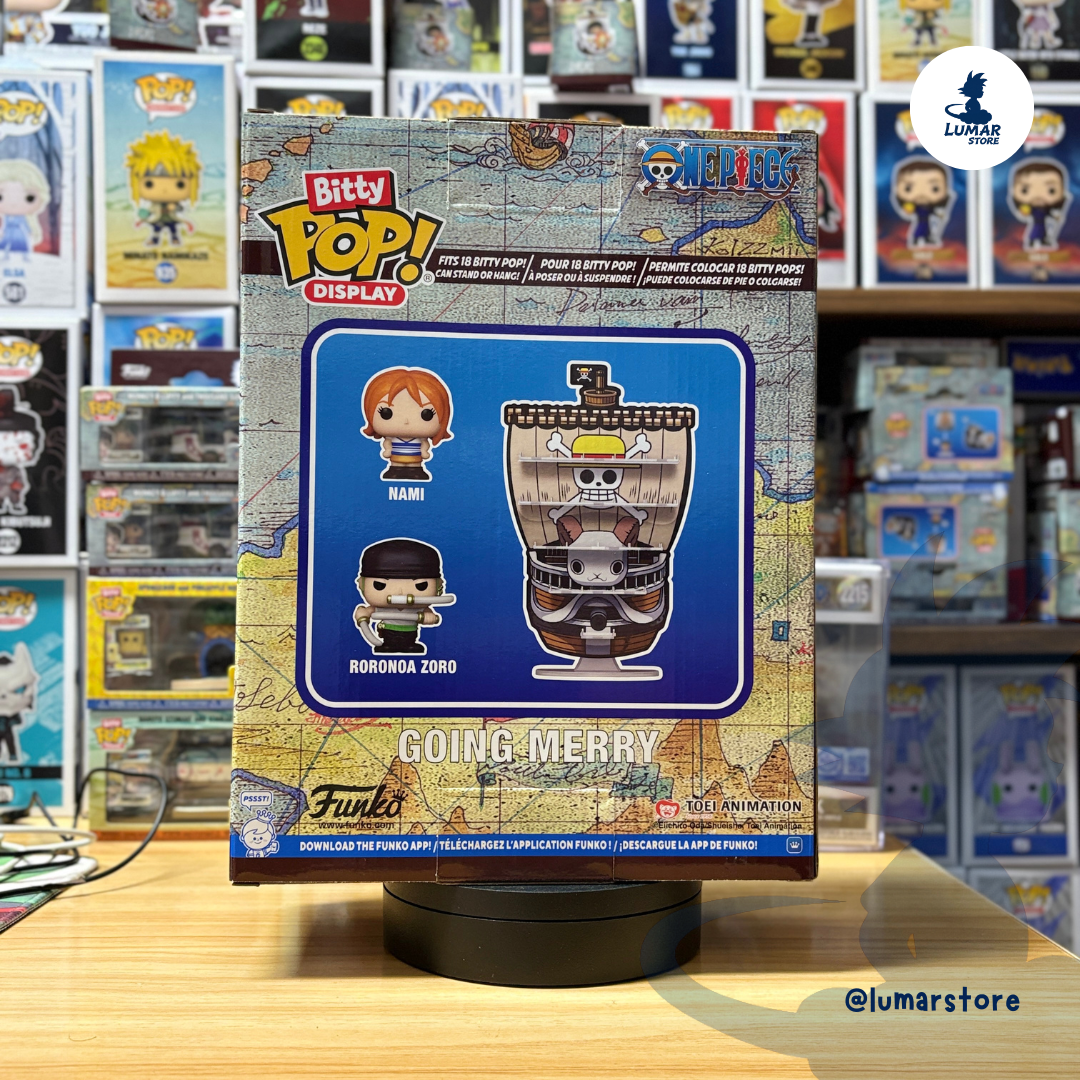 Expositor Funko Bitty Pop! One Piece: Going Merry Display (Incluye 2 Figuras Exclusivas)