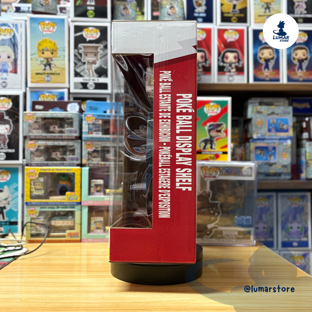 Expositor Funko Bitty Pop! Pokémon: Poké Ball Display Shelf (Incluye 2 Figuras Exclusivas)