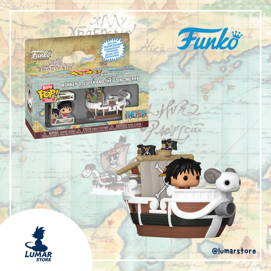 FUNKO Bitty POP! Rides - Luffy con Going Merry | One Piece