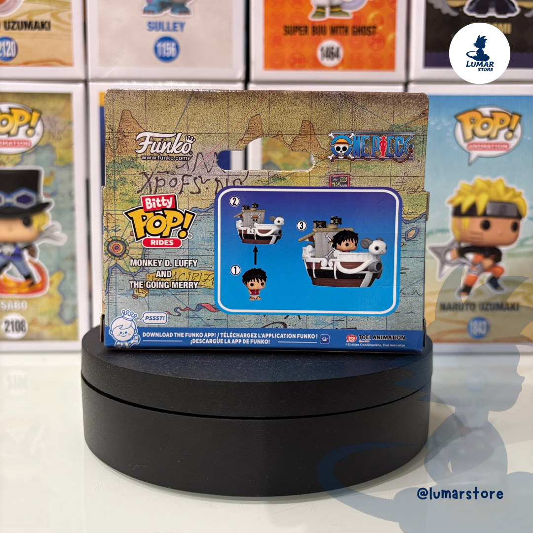 FUNKO Bitty POP! Rides - Luffy con Going Merry | One Piece
