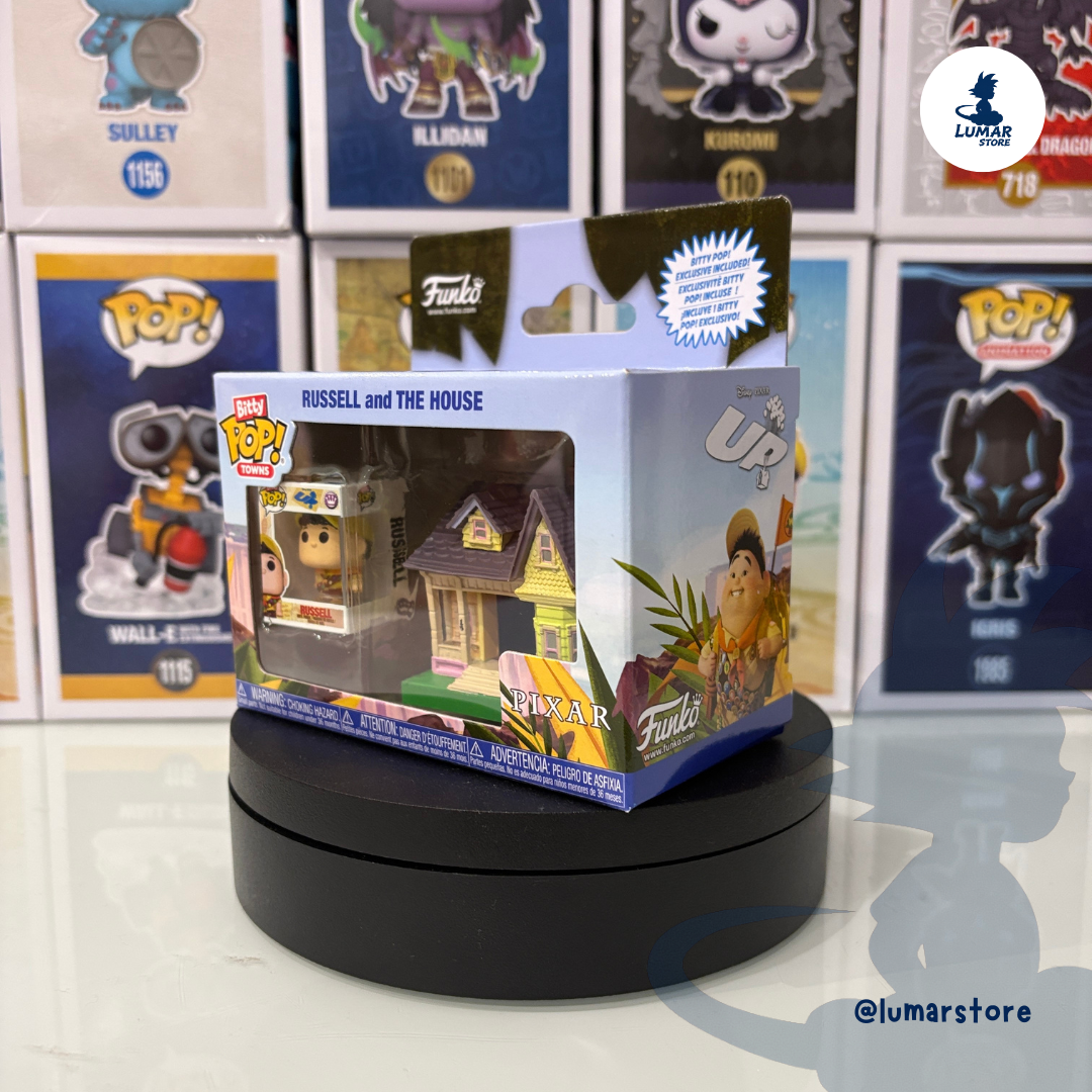 FUNKO Bitty POP! Town - Russell con la Casa | UP (Disney / Pixar)