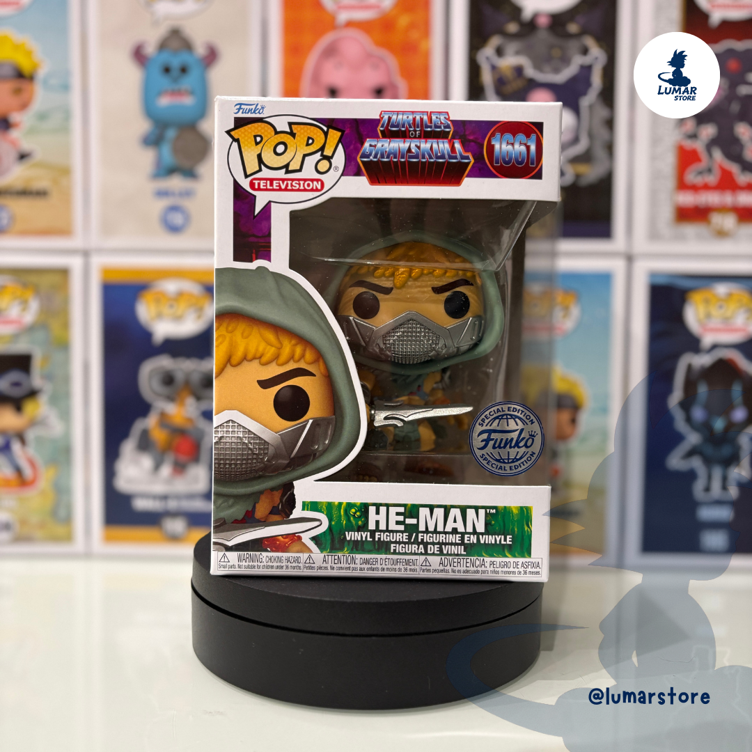 FUNKO POP! 1661 He-Man (Turtles of Grayskull) | Edición Especial