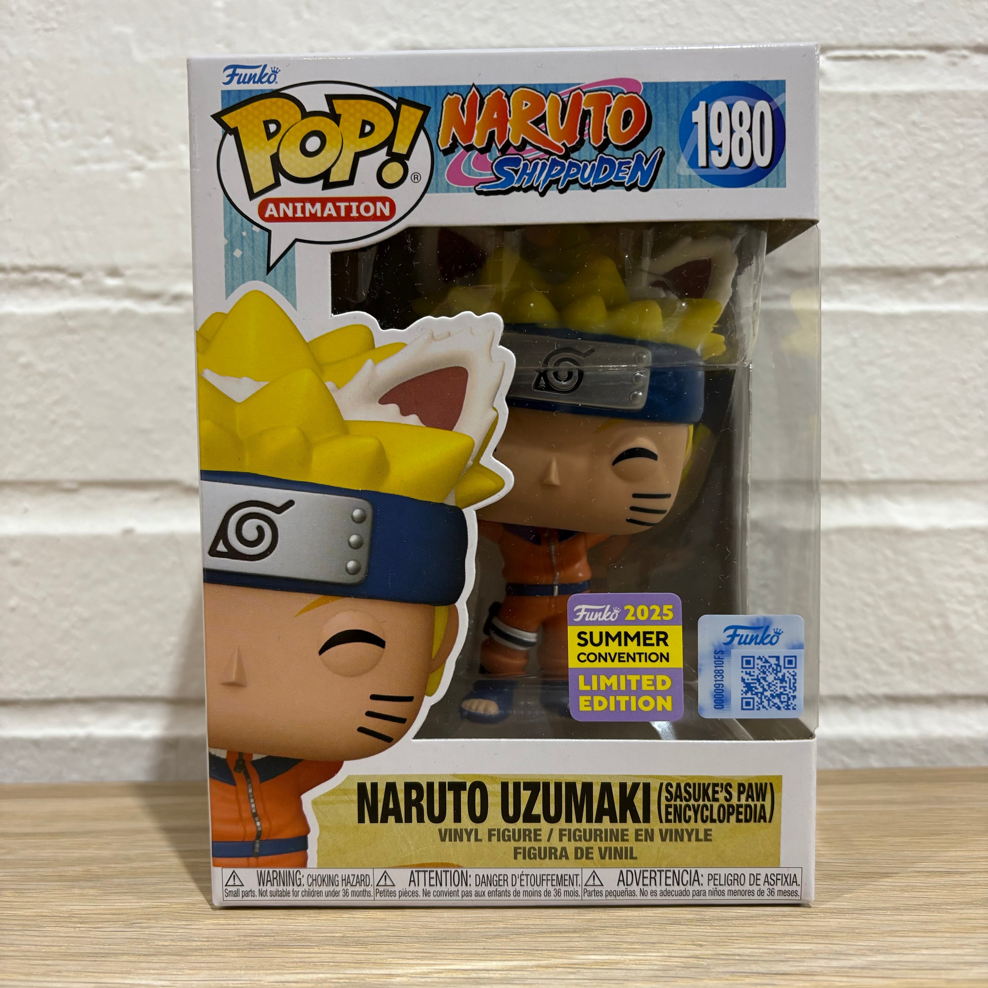Funko Pop! 1980 Naruto Uzumaki (Sasuke's Paw Encyclopedia)