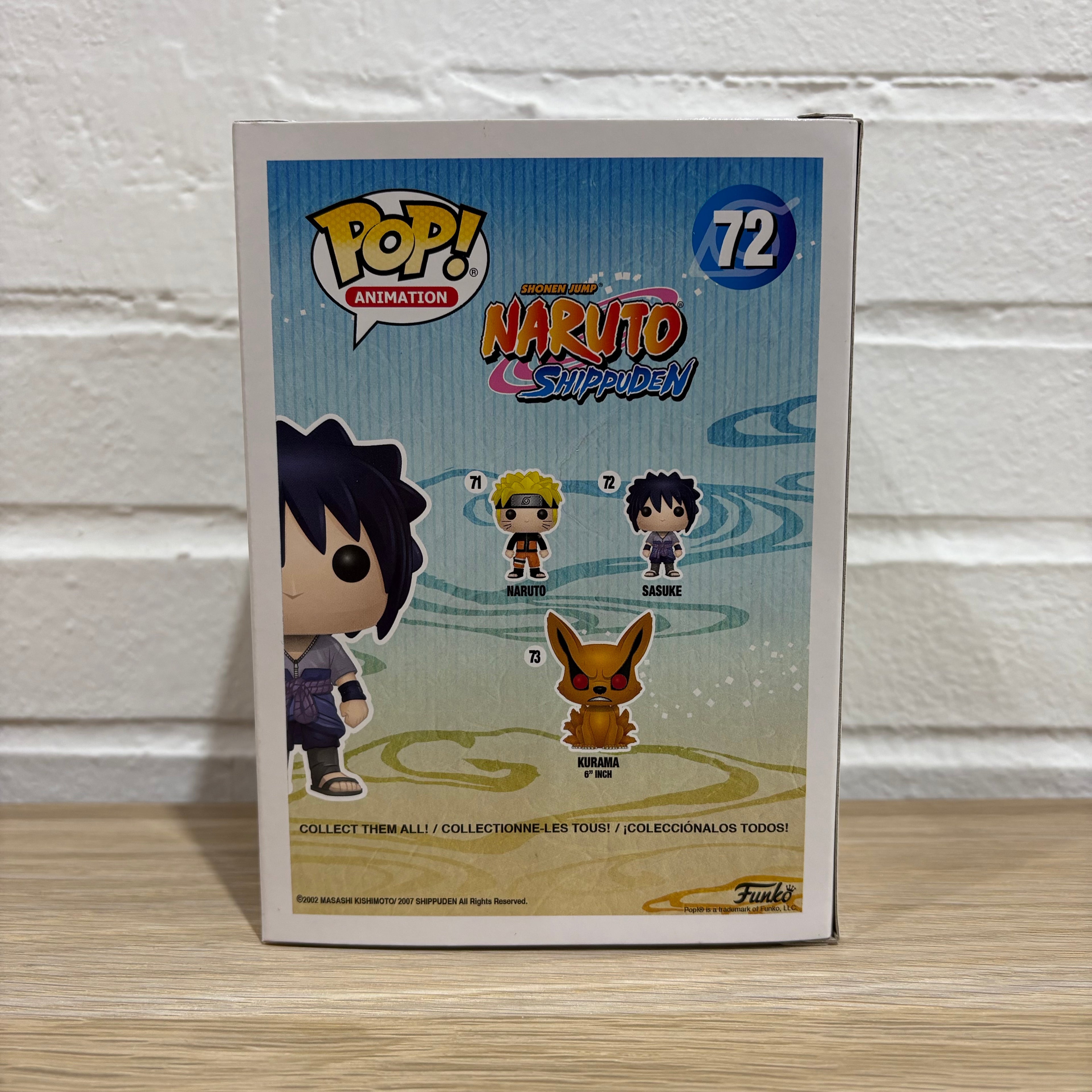 Funko Pop! 72 - Sasuke (naruto Shippuden)