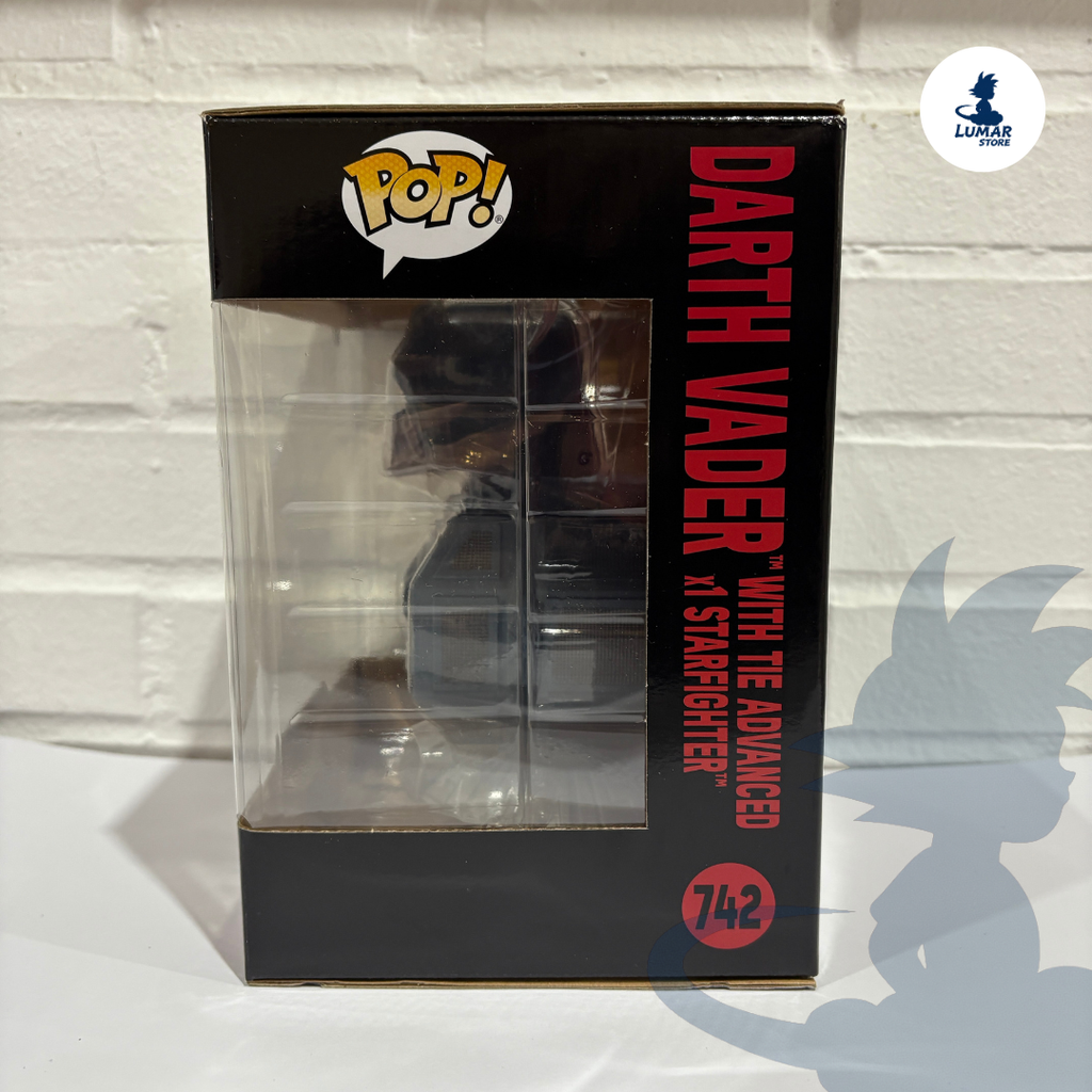 FUNKO POP!  742 DARTH VADER WITH TIE ADVANCED X1 STARFIGHTER (STAR WARS)