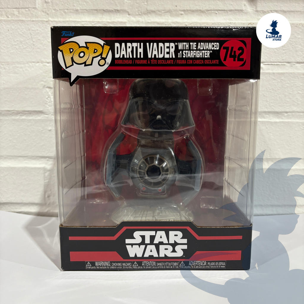 FUNKO POP!  742 DARTH VADER WITH TIE ADVANCED X1 STARFIGHTER (STAR WARS)