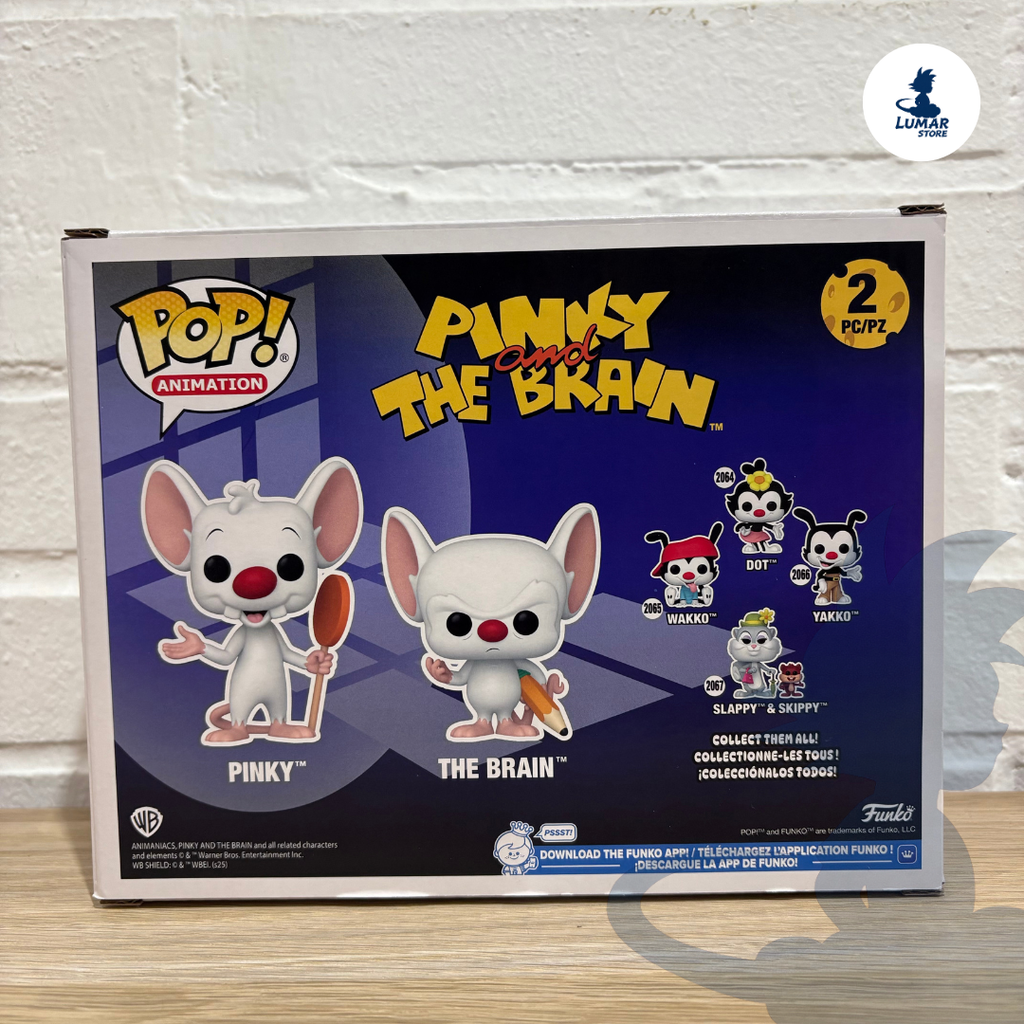 Funko Pop! Animation – Pinky & The Brain (2-Pack)