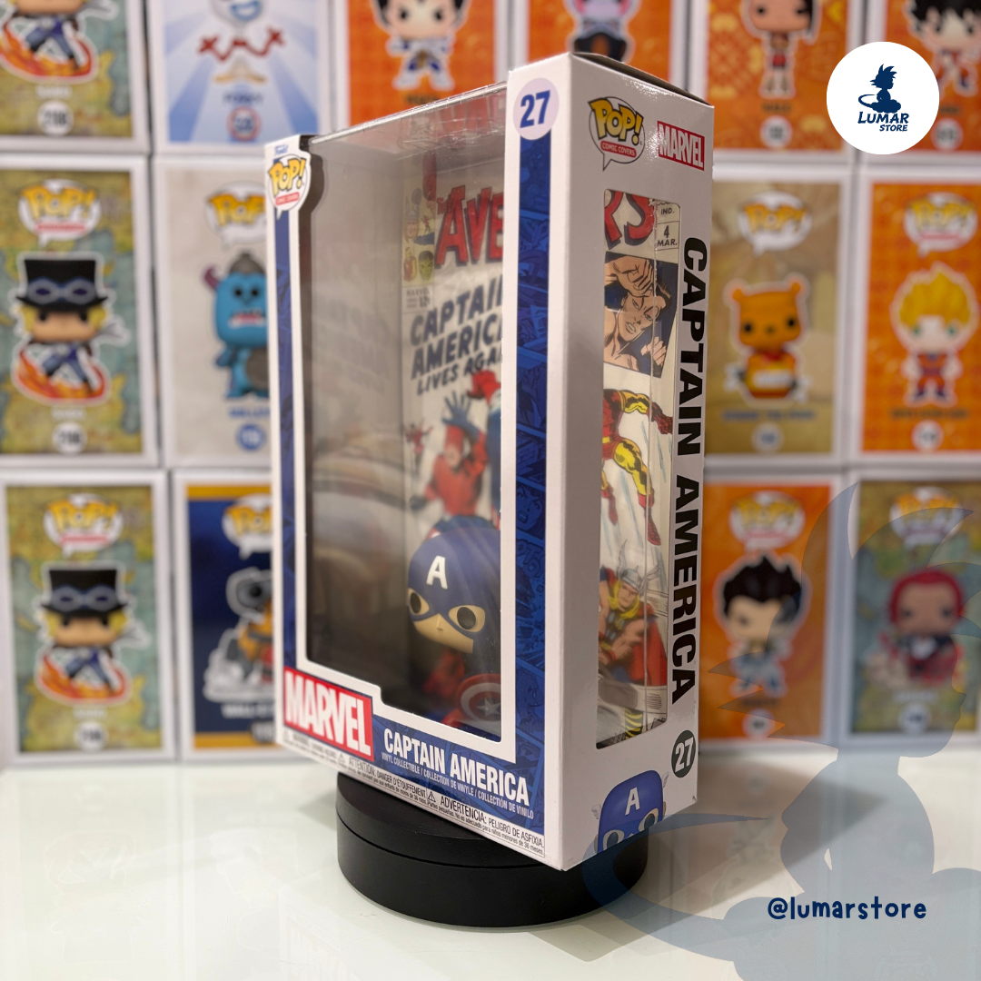 FUNKO POP! Comic Cover 27 - Captain America (Marvel) | The Avengers #4