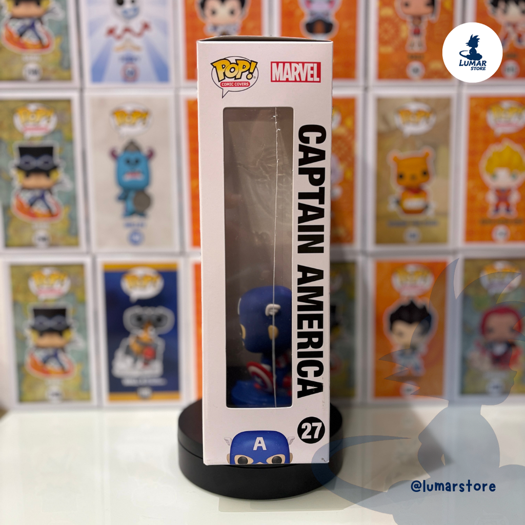 FUNKO POP! Comic Cover 27 - Captain America (Marvel) | The Avengers #4