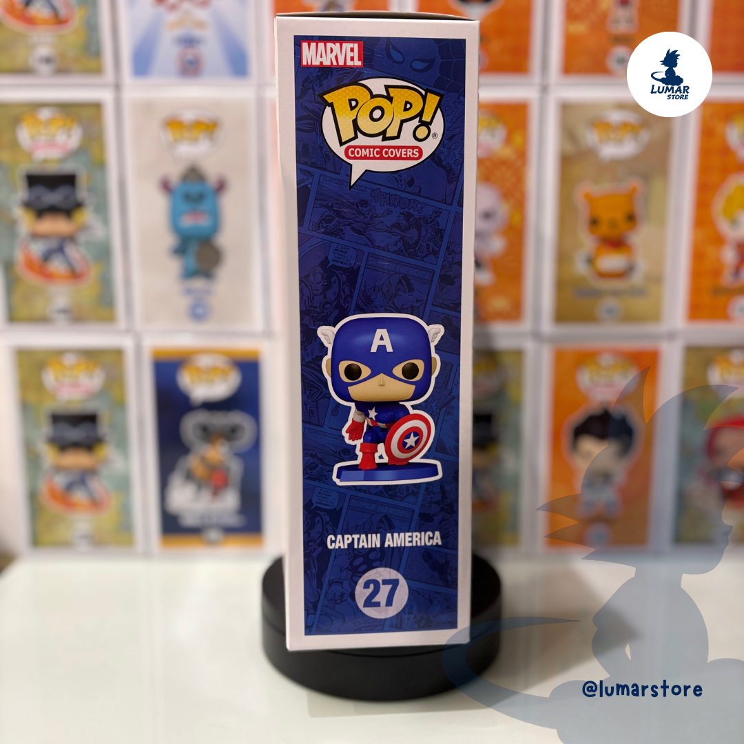 FUNKO POP! Comic Cover 27 - Captain America (Marvel) | The Avengers #4