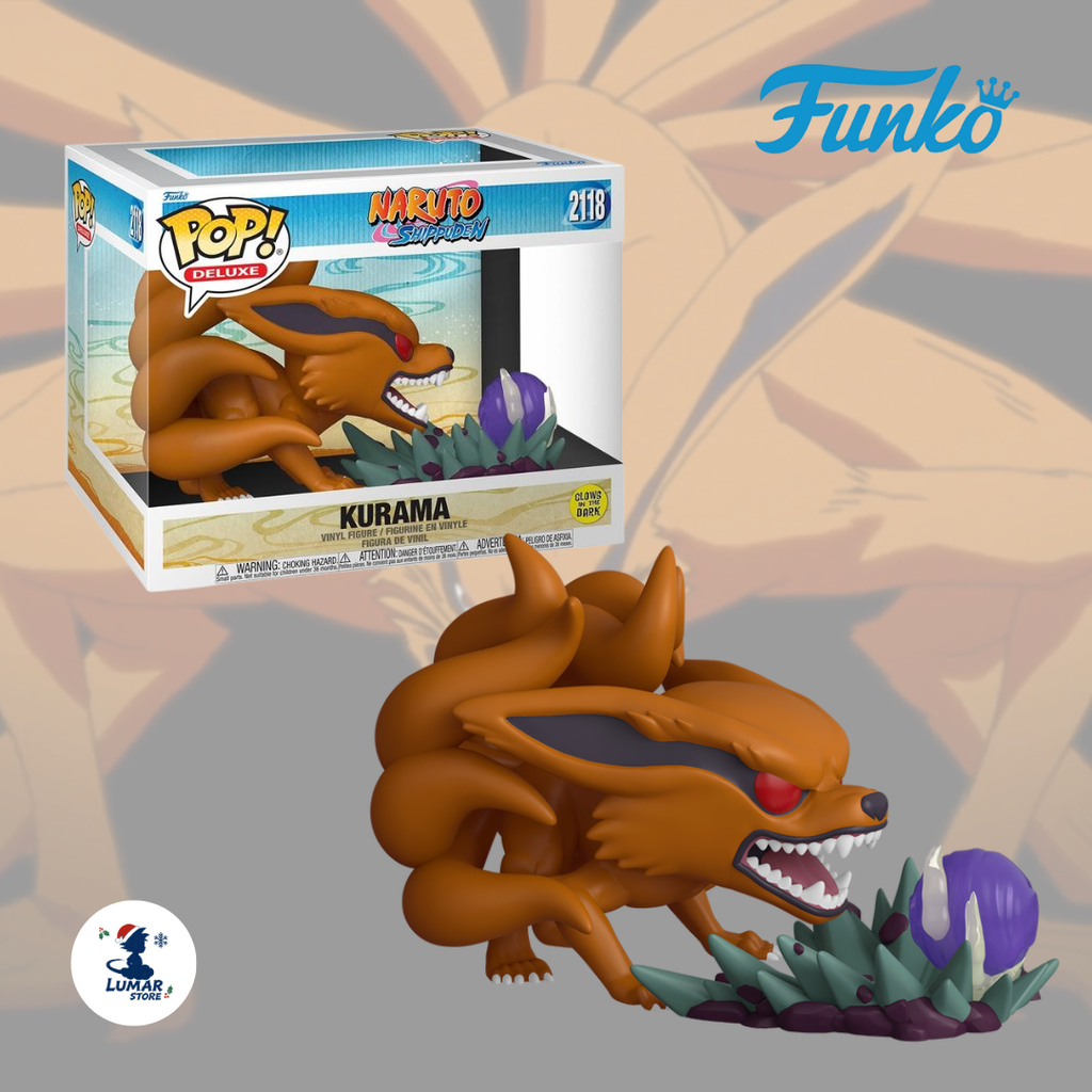 Funko Pop! Deluxe 2118 - Kurama Glow in the Dark (Naruto Shippuden)