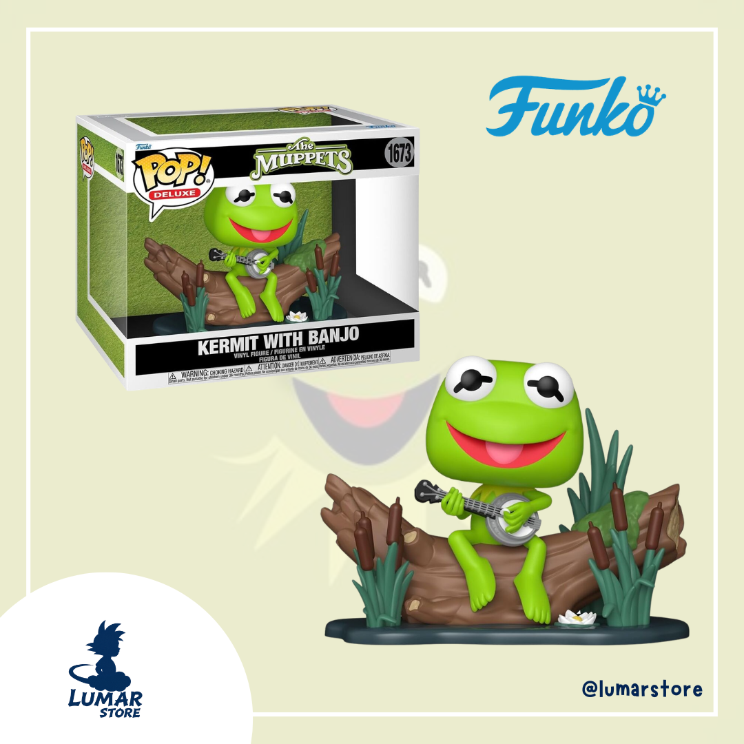 FUNKO POP! Deluxe 1673 - Kermit with Banjo (The Rainbow Connection) | The Muppets
