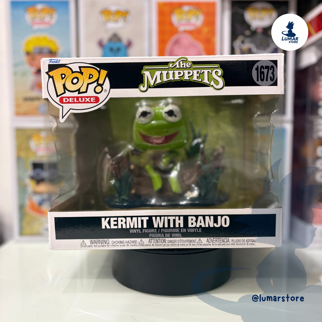 FUNKO POP! Deluxe 1673 - Kermit with Banjo (The Rainbow Connection) | The Muppets
