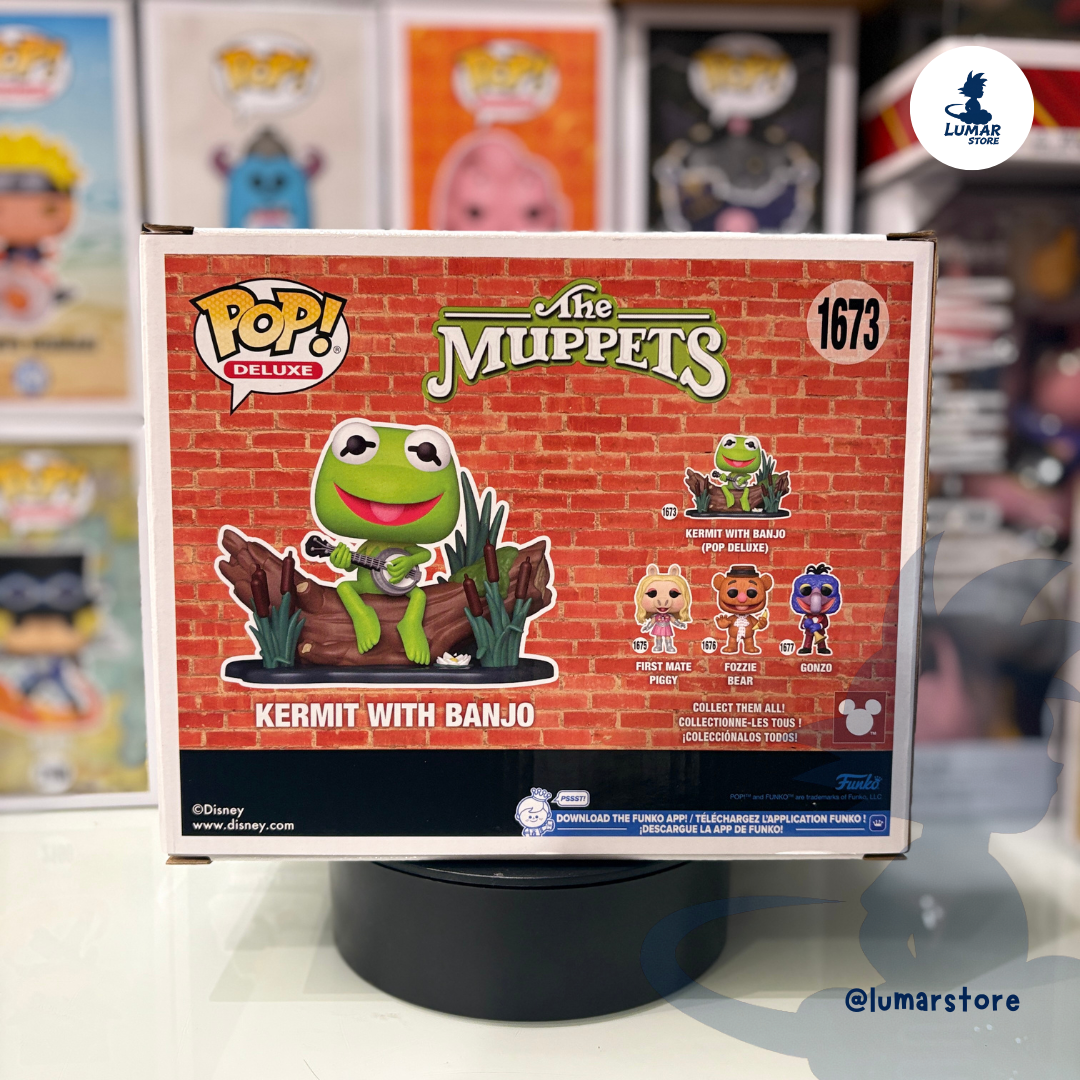 FUNKO POP! Deluxe 1673 - Kermit with Banjo (The Rainbow Connection) | The Muppets
