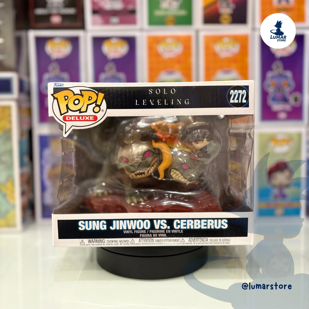FUNKO POP! Deluxe 2272 - Sung Jinwoo vs. Cerberus | Solo Leveling