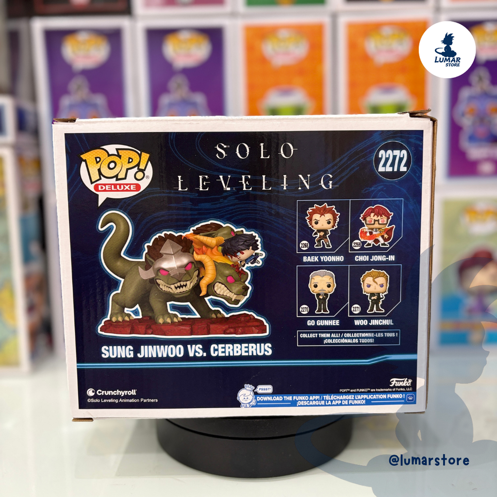 FUNKO POP! Deluxe 2272 - Sung Jinwoo vs. Cerberus | Solo Leveling