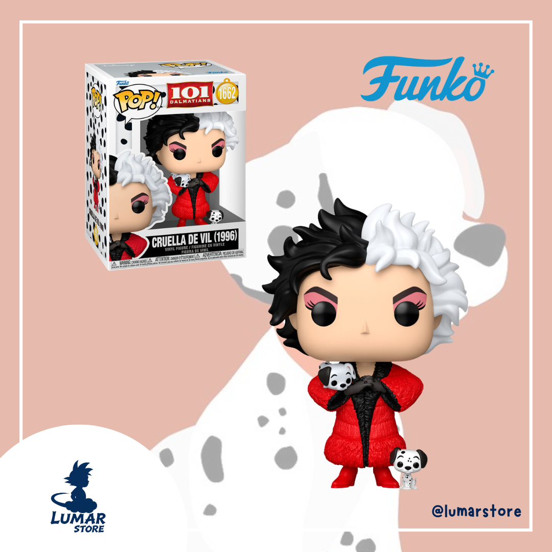FUNKO POP! Disney 1662 - Cruella de Vil (1996) | 101 Dálmatas (Live Action)