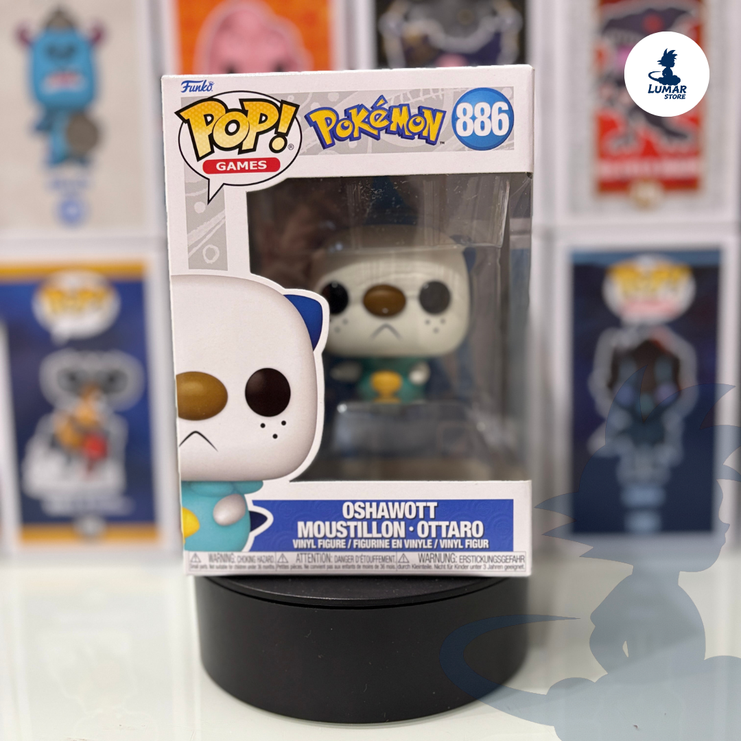 FUNKO POP! Games 886 - Oshawott (Pokémon) | Quinta Generación