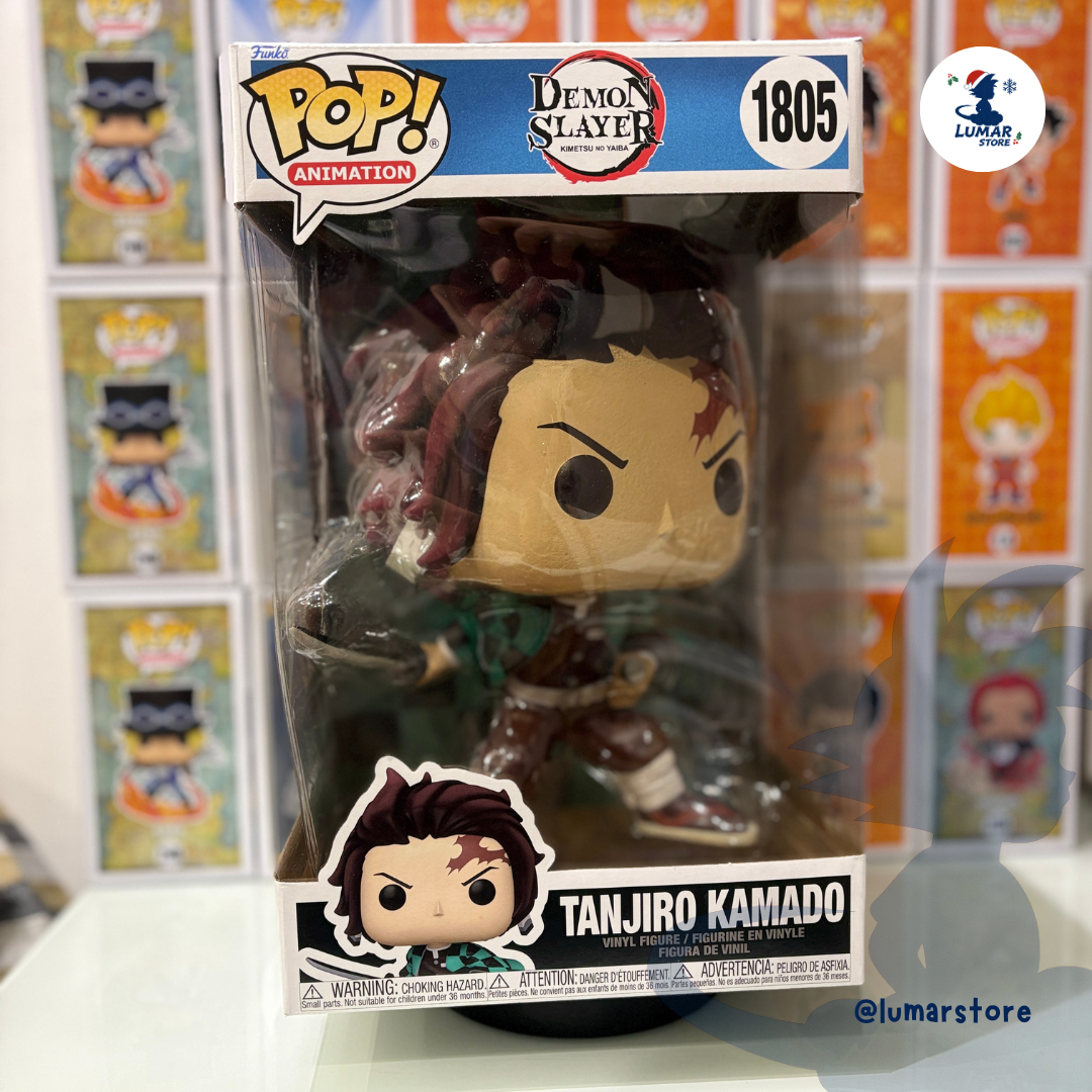 FUNKO POP! Jumbo 1805 - Tanjiro Kamado (Super Sized 25cm) | Demon Slayer: Kimetsu no Yaiba