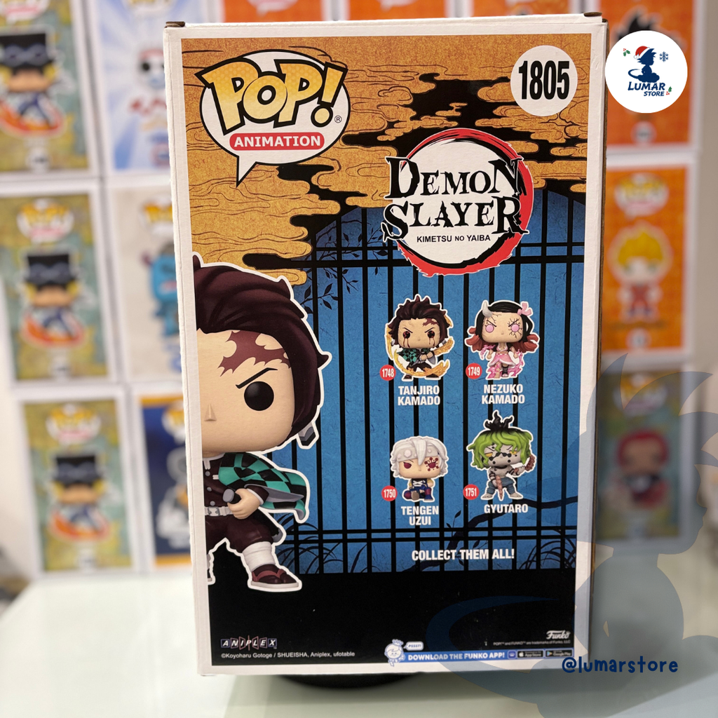 FUNKO POP! Jumbo 1805 - Tanjiro Kamado (Super Sized 25cm) | Demon Slayer: Kimetsu no Yaiba