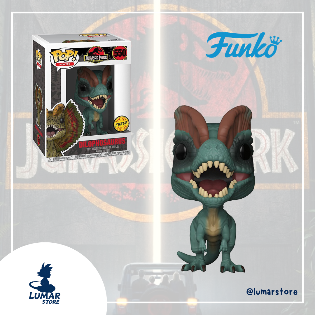 FUNKO POP! Movies 550 - Dilophosaurus (Jurassic Park) | EDICIÓN CHASE