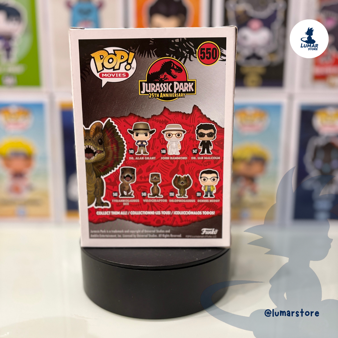 FUNKO POP! Movies 550 - Dilophosaurus (Jurassic Park) | EDICIÓN CHASE