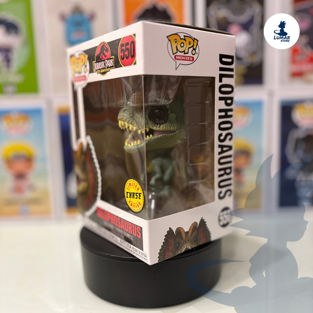 FUNKO POP! Movies 550 - Dilophosaurus (Jurassic Park) Verisón Chase