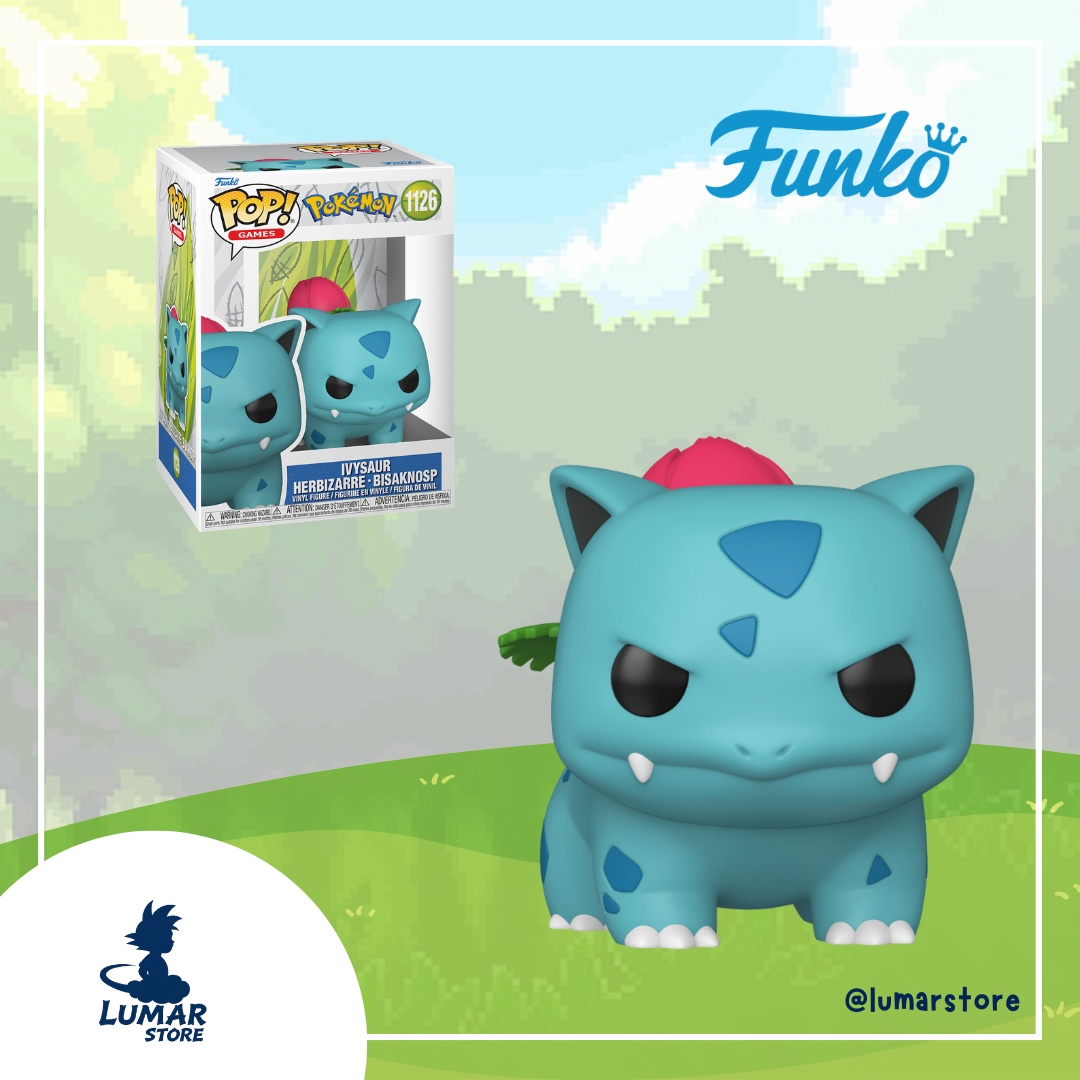 FUNKO POP! Pokémon 1126 - Ivysaur | Primera Generación