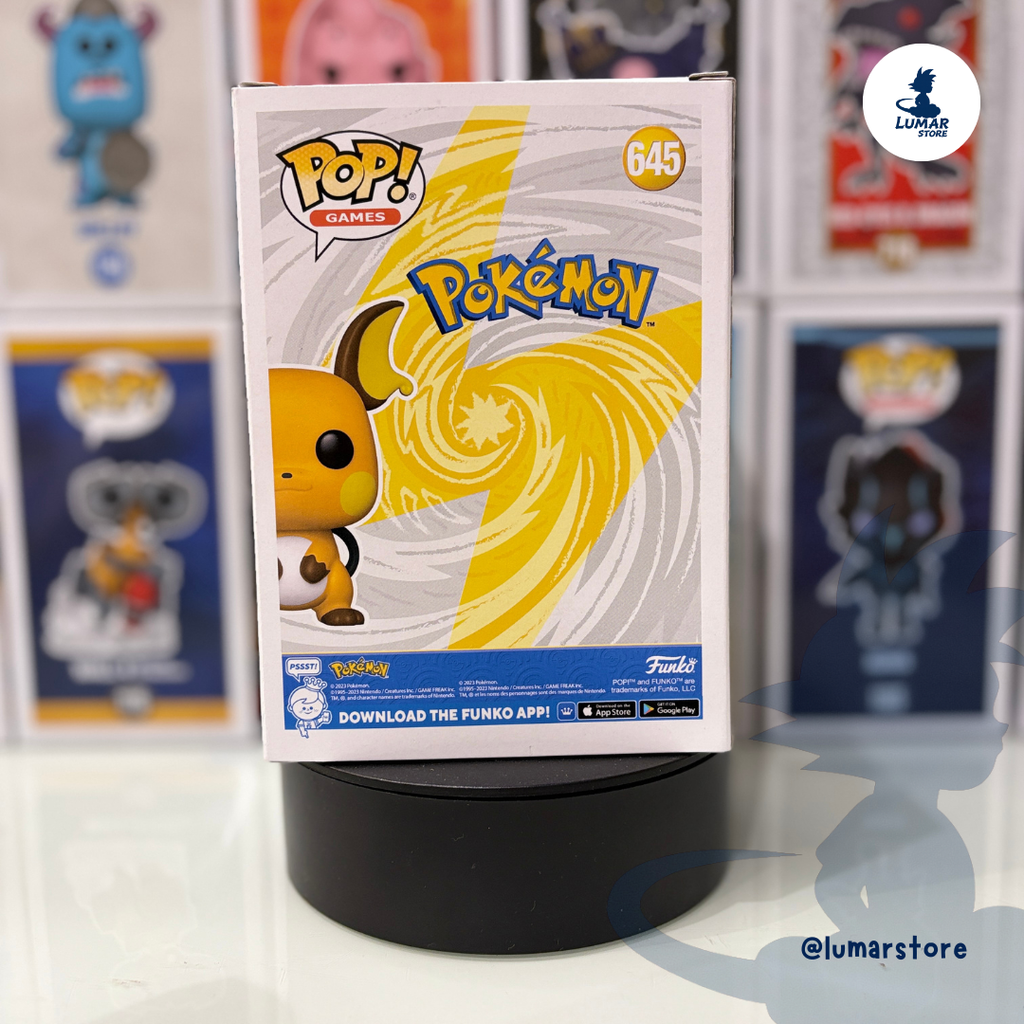FUNKO POP! Pokémon 645 - Raichu | Primera Generación