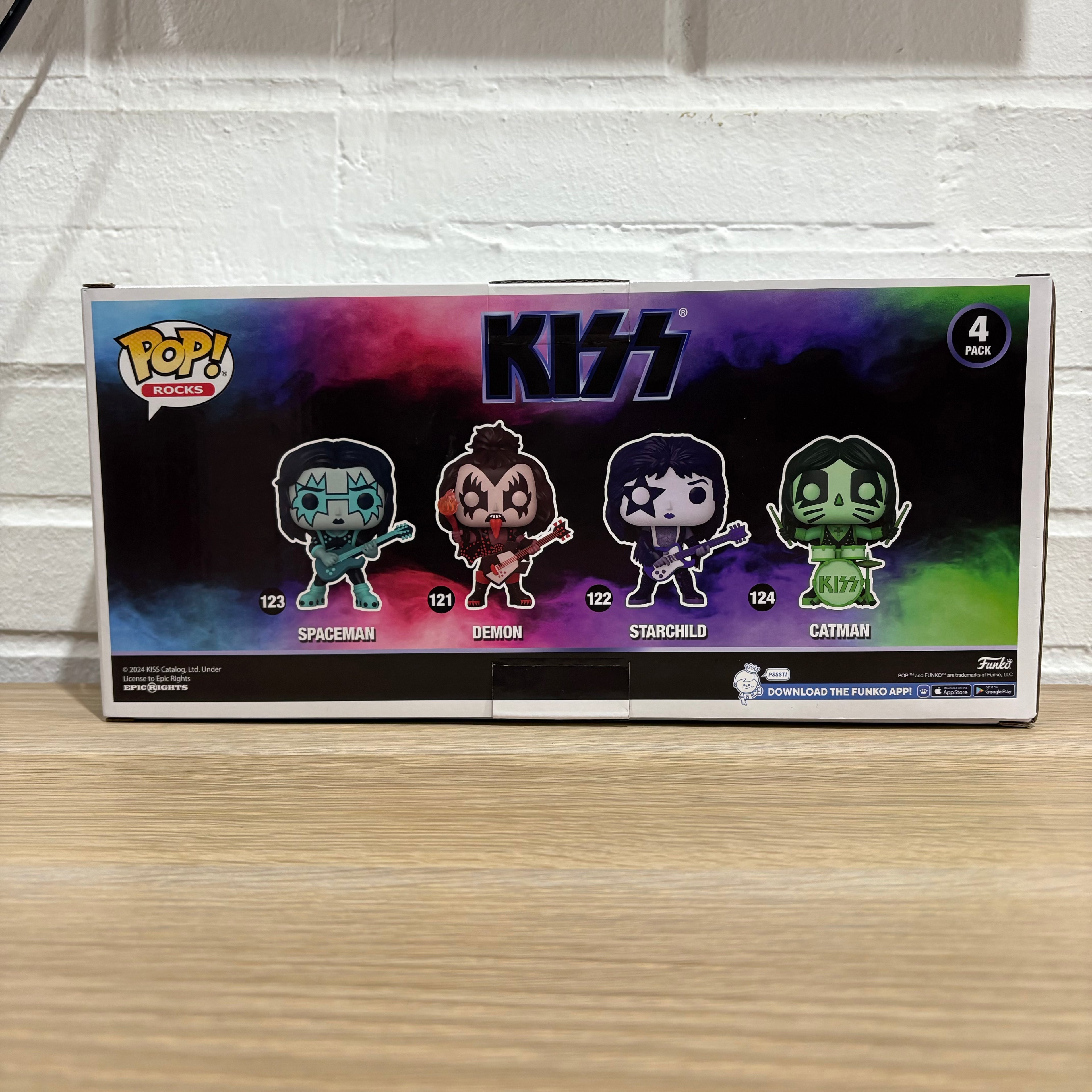 Funko Pop! Rocks - Kiss 4-Pack