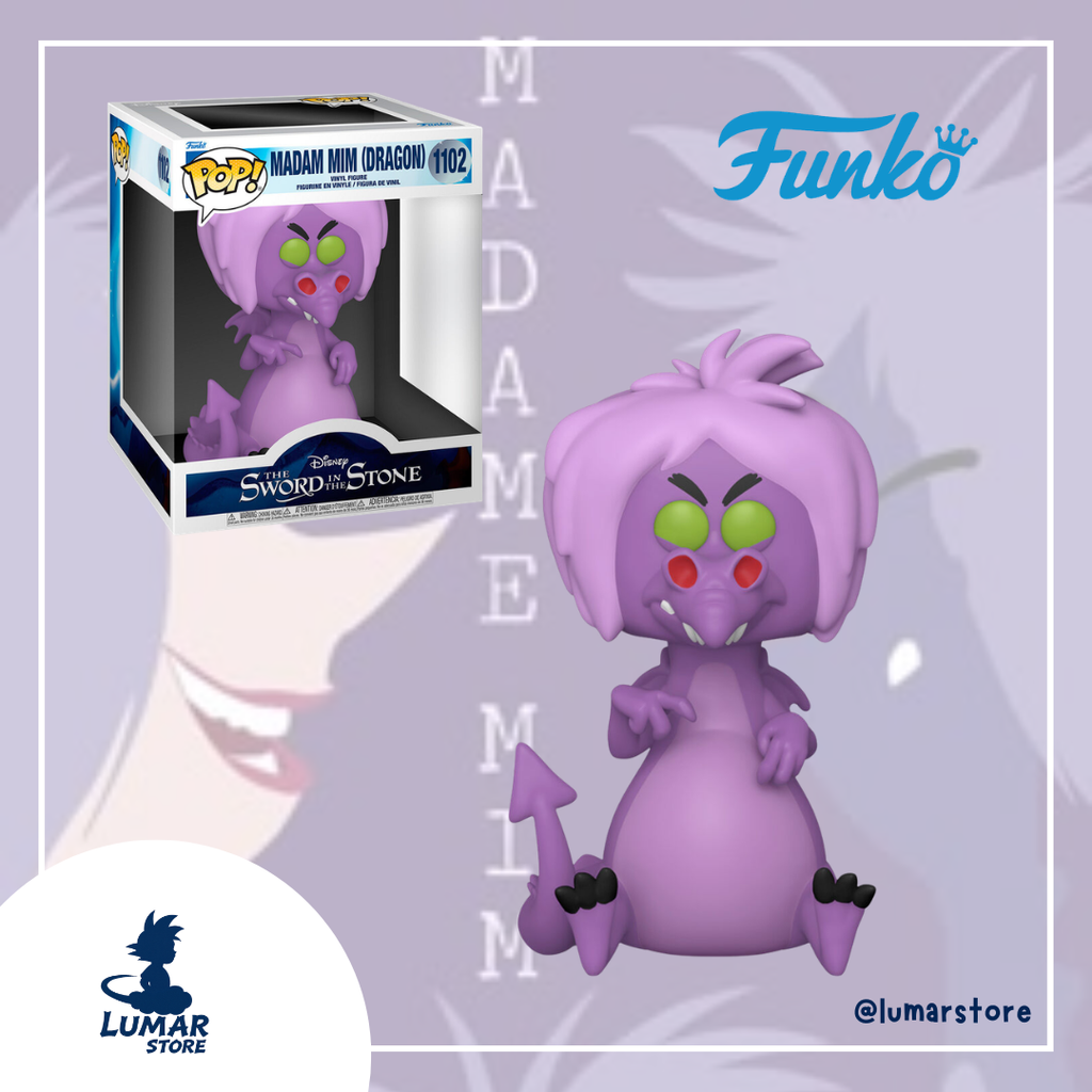 FUNKO POP! Super 1102 - Madam Mim Dragon (15 cm) | Disney: La Espada en la Piedra