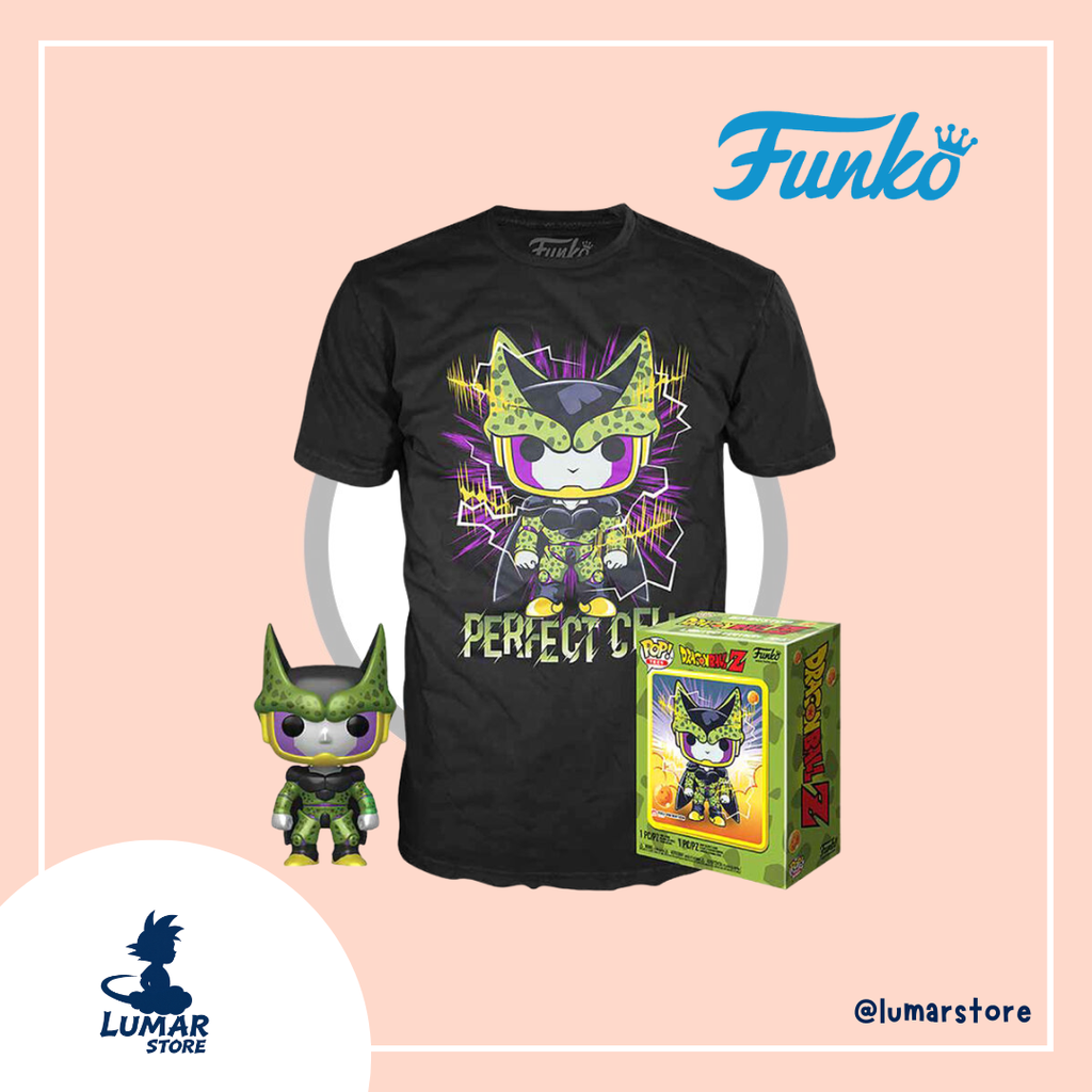 FUNKO POP! Tee: Perfect Cell + Camiseta Exclusiva | Dragon Ball Z