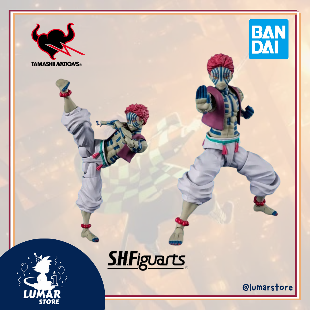 Figura Articulada S.H.Figuarts Tamashii Nations – Akaza Demon Slayer 14.5cm