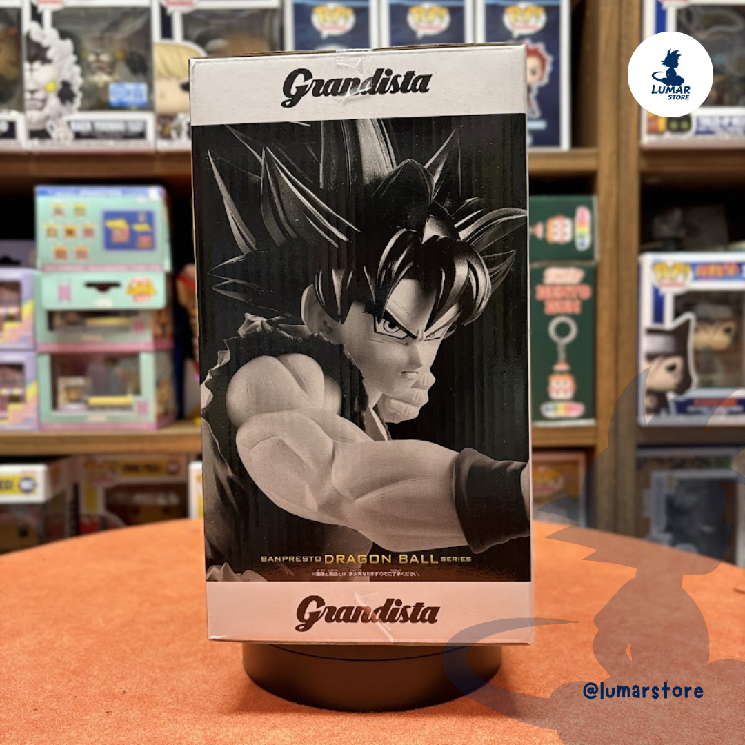 Figura Banpresto Grandista – Son Goku III (Ultra Instinto / Migatte no Gokui) Dragon Ball Super 28cm
