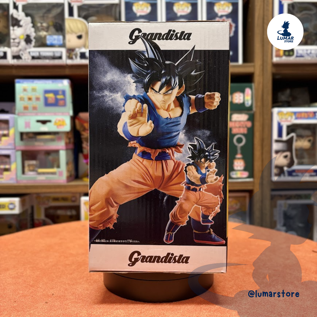 Figura Banpresto Grandista – Son Goku III (Ultra Instinto / Migatte no Gokui) Dragon Ball Super 28cm