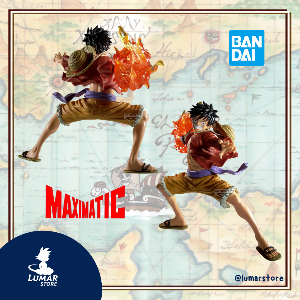Figura Banpresto Maximatic Plus – Monkey D. Luffy II (Red Hawk) One Piece 20cm