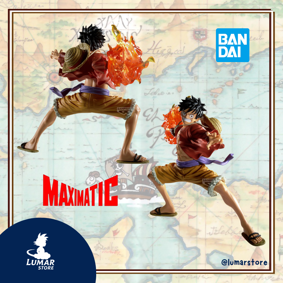 Figura Banpresto Maximatic Plus – Monkey D. Luffy II (Red Hawk) One Piece 20cm